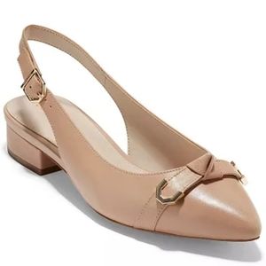 Cole Haan Menlo Skimmer Brush Leather (tan) shoes size 8